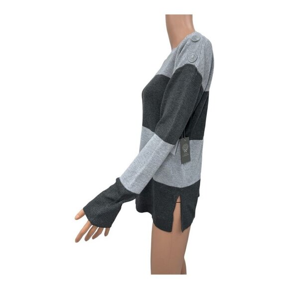 Vince Camuto Striped Relaxed Boatneck Sweater NWT - Picture 3 of 6